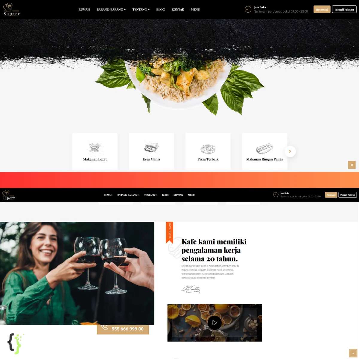 Jasa Pembuatan Website & Aplikasi Manajemen Restoran (POS + QRIS + PWA)